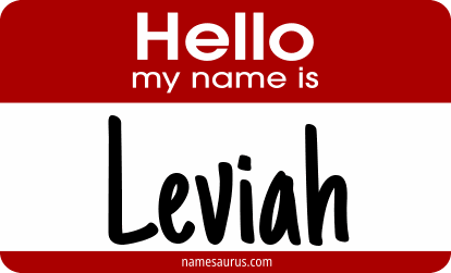 Hello my name is Leviah png download