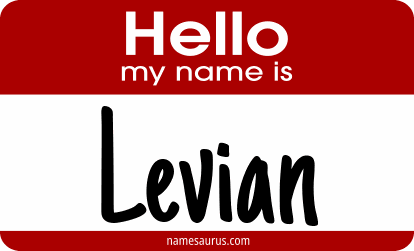 Hello my name is Levian png download
