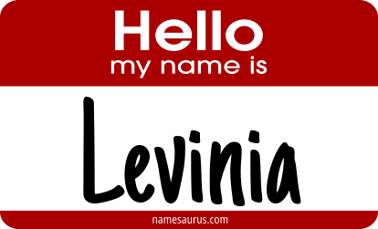 Hello my name is Levinia png download