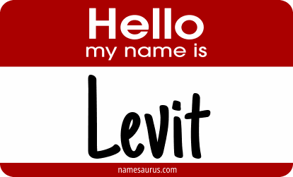 Hello my name is Levit png download