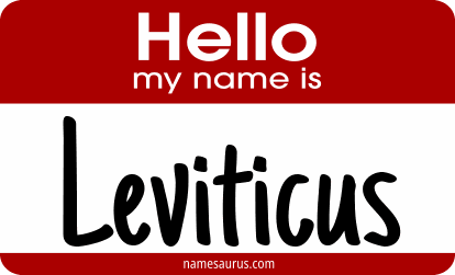 Hello my name is Leviticus png download