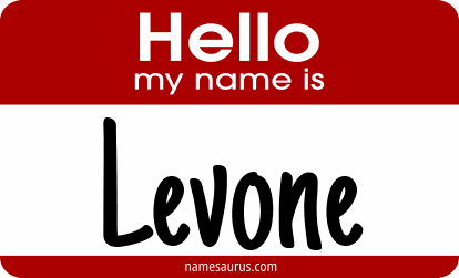 Hello my name is Levone png download