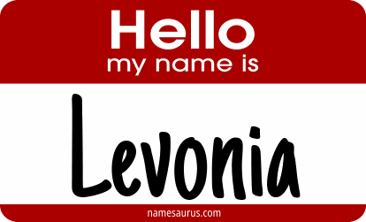 Hello my name is Levonia png download
