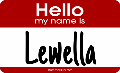 Hello my name is Lewella png download