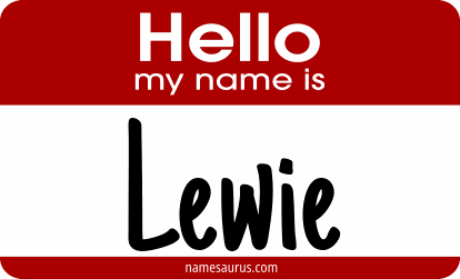 Hello my name is Lewie png download