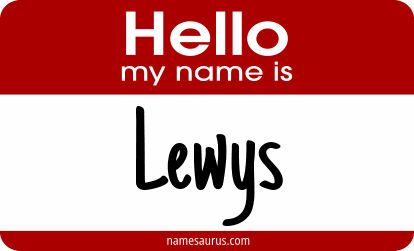 Hello my name is Lewys png download