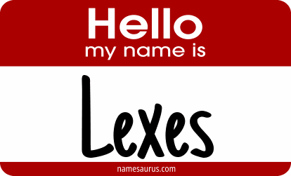 Hello my name is Lexes png download