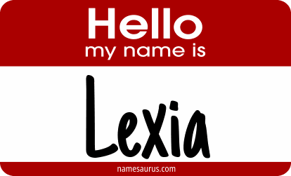 Hello my name is Lexia png download