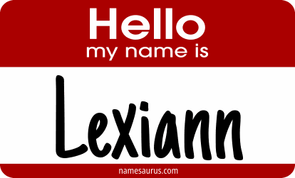 Hello my name is Lexiann png download