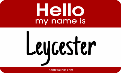 Hello my name is Leycester png download