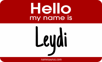 Hello my name is Leydi png download