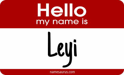 Hello my name is Leyi png download