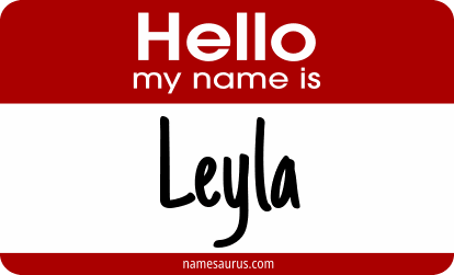 Hello my name is Leyla png download