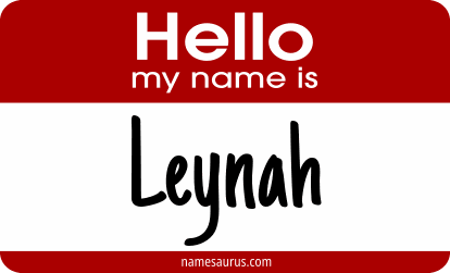 Hello my name is Leynah png download