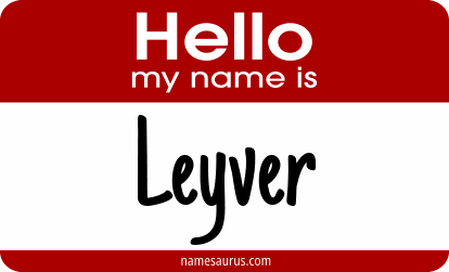Hello my name is Leyver png download