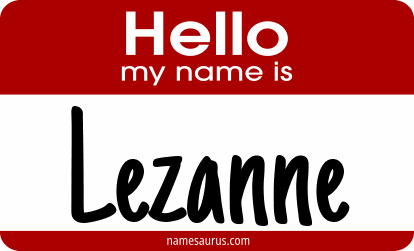 Hello my name is Lezanne png download