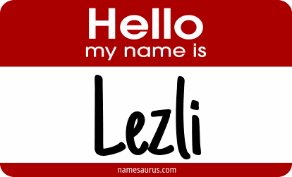 Hello my name is Lezli png download