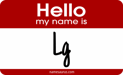 Hello my name is Lg png download
