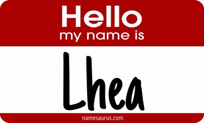 Hello my name is Lhea png download