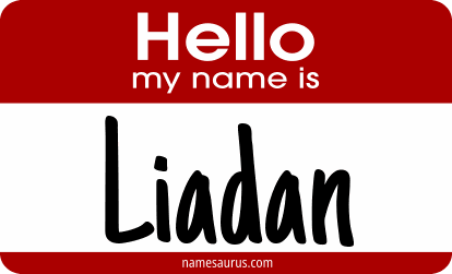 Hello my name is Liadan png download