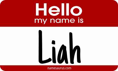 Hello my name is Liah png download