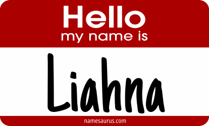 Hello my name is Liahna png download