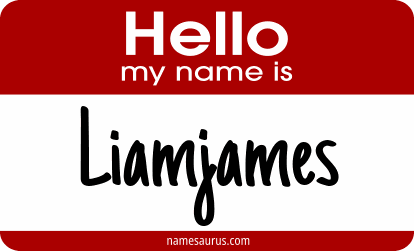 Hello my name is Liamjames png download
