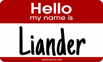 Hello my name is Liander png download