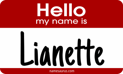 Hello my name is Lianette png download