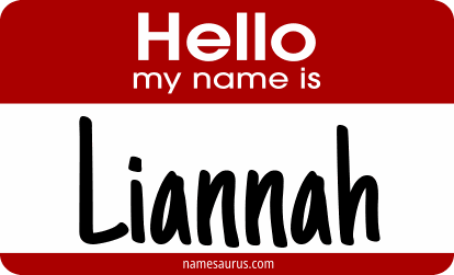 Hello my name is Liannah png download