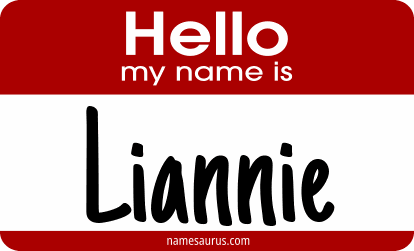 Hello my name is Liannie png download
