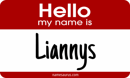 Hello my name is Liannys png download