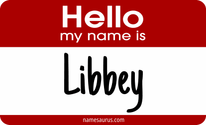 Hello my name is Libbey png download