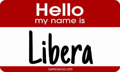 Hello my name is Libera png download
