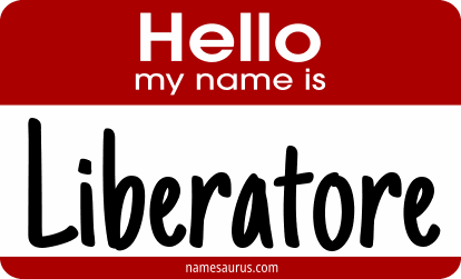 Hello my name is Liberatore png download