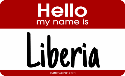 Hello my name is Liberia png download