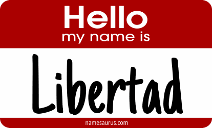 Hello my name is Libertad png download
