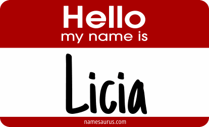 Hello my name is Licia png download