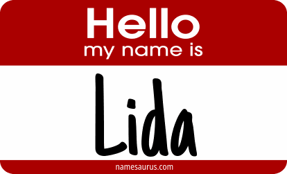 Hello my name is Lida png download