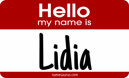 Hello my name is Lidia png download