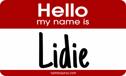 Hello my name is Lidie png download