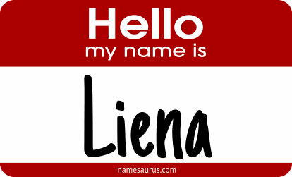 Hello my name is Liena png download