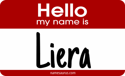 Hello my name is Liera png download