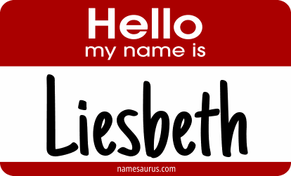 Hello my name is Liesbeth png download