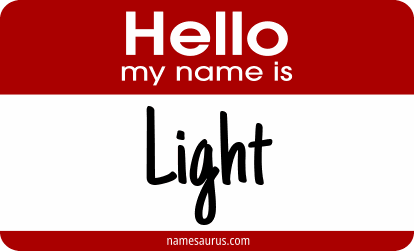 Hello my name is Light png download