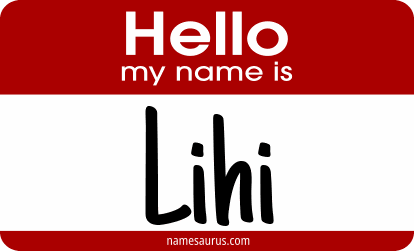 Hello my name is Lihi png download