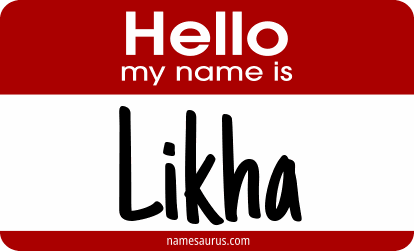 Hello my name is Likha png download