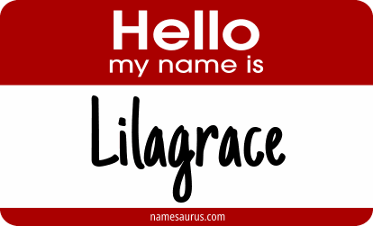 Hello my name is Lilagrace png download
