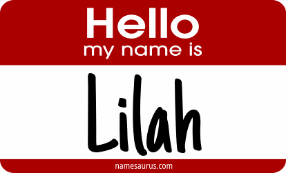Hello my name is Lilah png download