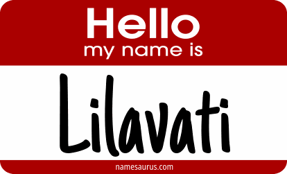 Hello my name is Lilavati png download